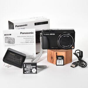 Panasonic Lumix DMC-ZS35 Digital Camera 16MP 20x Optical Zoom HD Video 64GB SD